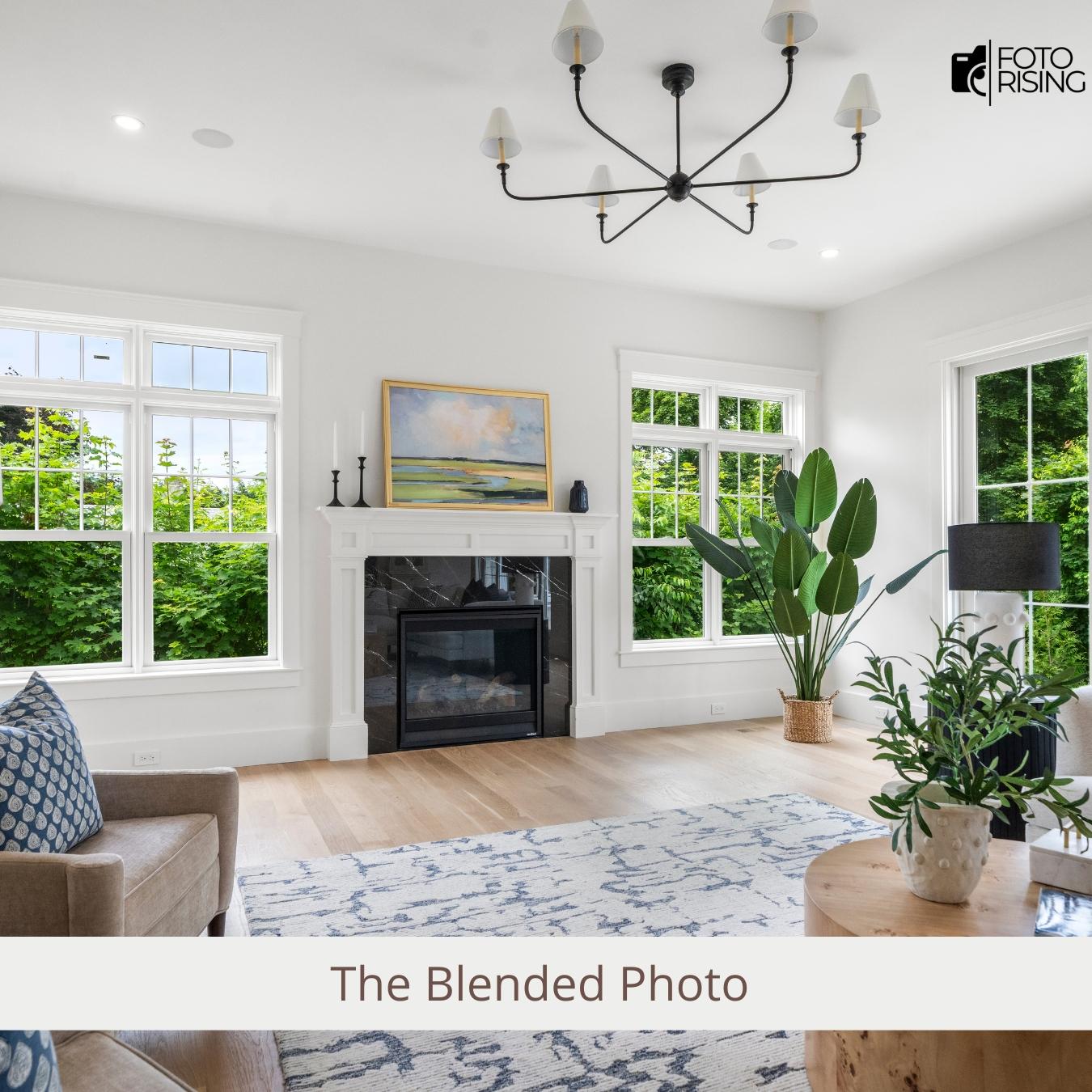 HDR real estate photo editing