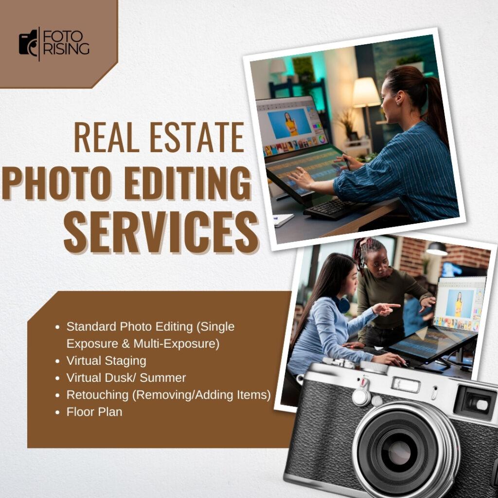 real estate photo editing services