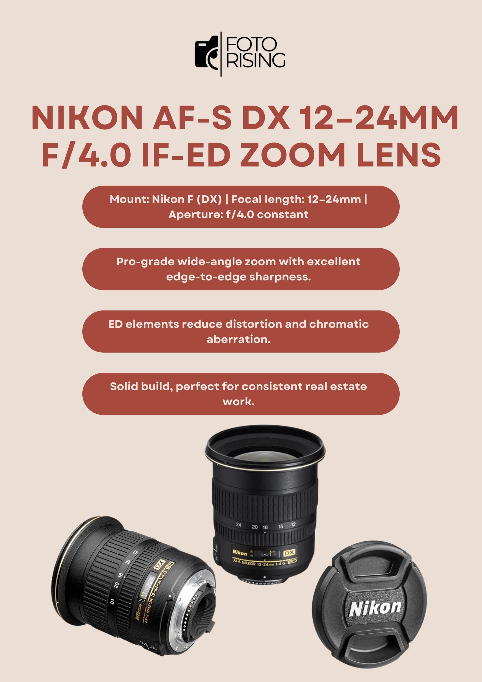 Best Nikon DX Lens in Real Estate Photography Equipment